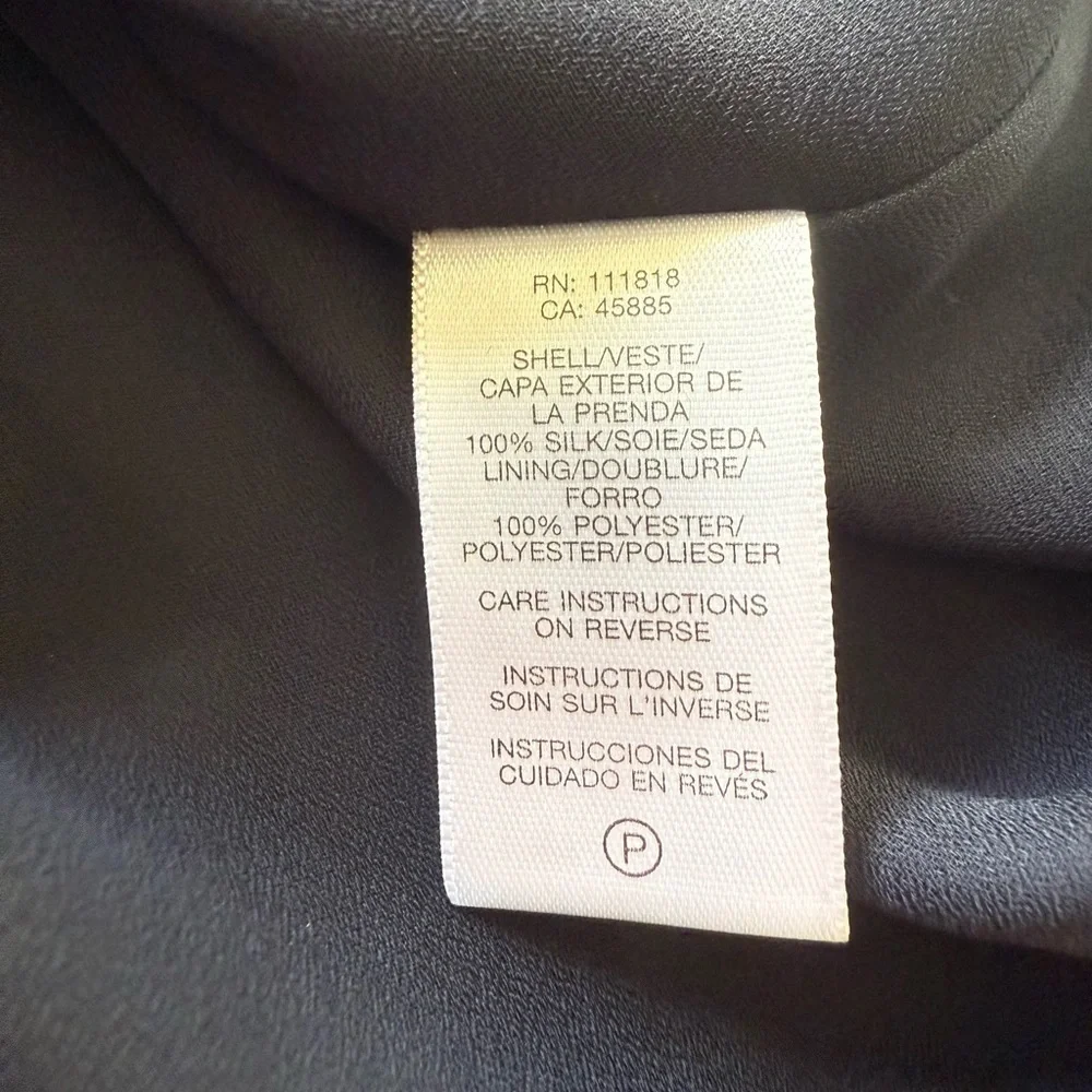 Michael Kors Empire Style Tiered Geometric Print Dress in XL